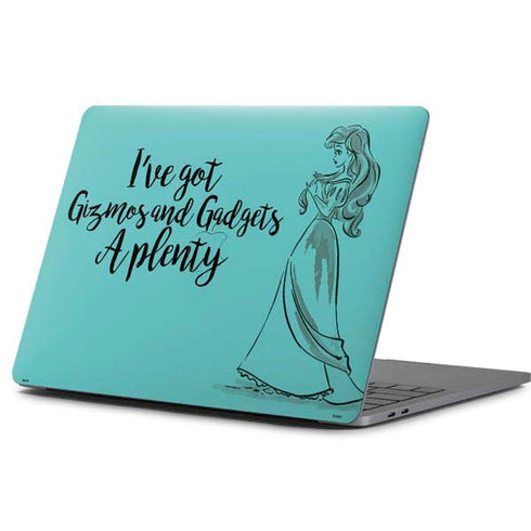 Disney Princess Ariel Gizmos and Gadgets Art Apple MacBook Pro 13-inch Skin