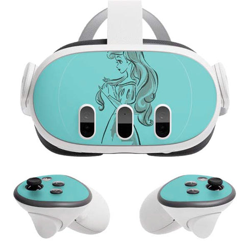 Disney Princess Ariel Gizmos and Gadgets Art Meta Quest 3 Skin