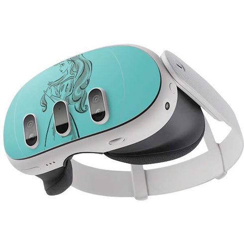 Disney Princess Ariel Gizmos and Gadgets Art Meta Quest 3 Skin