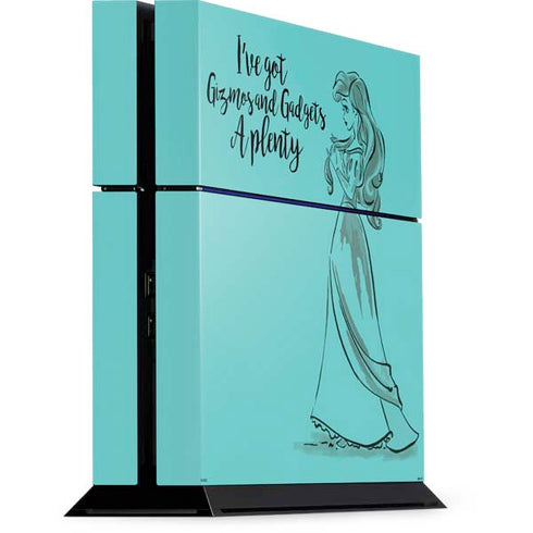 Disney Princess Ariel Gizmos and Gadgets Art PS4 Console Skin
