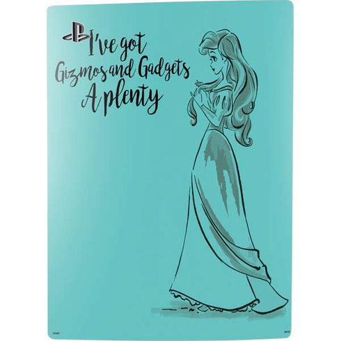 Disney Princess Ariel Gizmos and Gadgets Art PS5 Digital Edition Console Skin