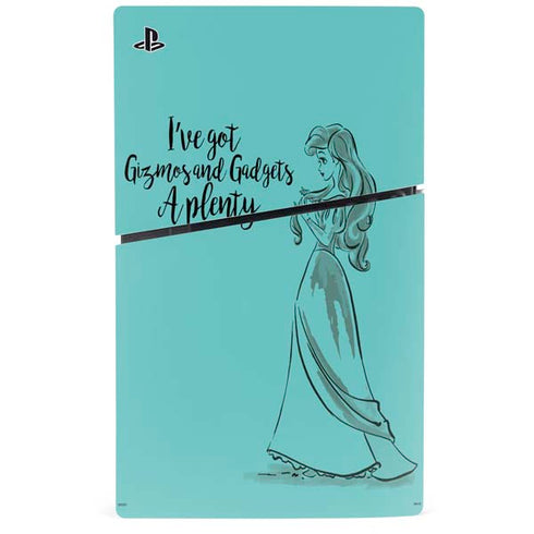 Disney Princess Ariel Gizmos and Gadgets Art PS5 Slim Disk Console Skin