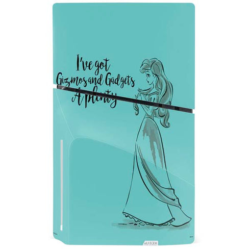 Disney Princess Ariel Gizmos and Gadgets Art PS5 Slim Disk Console Skin
