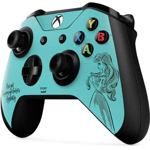 Disney Princess Ariel Gizmos and Gadgets Art Xbox One X Controller Skin