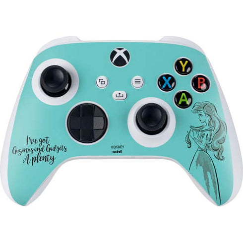 Disney Princess Ariel Gizmos and Gadgets Art Xbox Series S Controller Skin