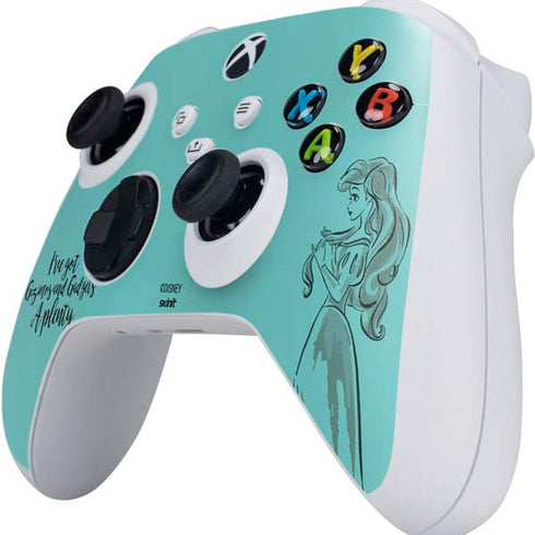 Disney Princess Ariel Gizmos and Gadgets Art Xbox Series S Controller Skin