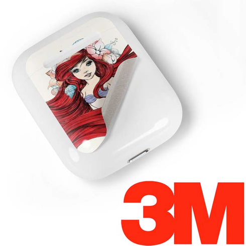 Disney The Little Mermaid Ariel Illustration Apple AirPods Skin