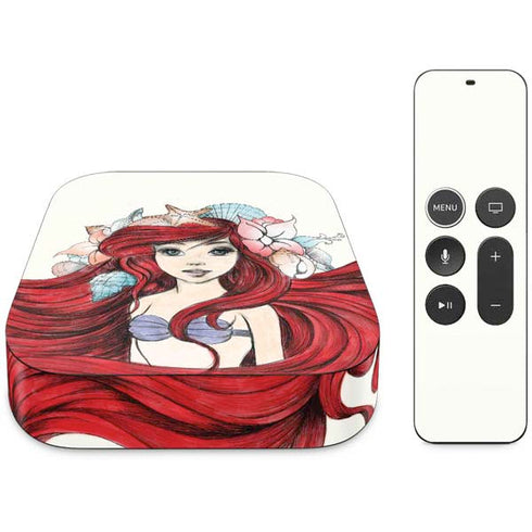 Disney The Little Mermaid Ariel Illustration Apple TV Skin