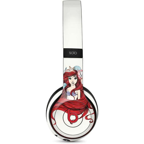 Disney The Little Mermaid Ariel Illustration Beats Solo 2 Wireless Skin