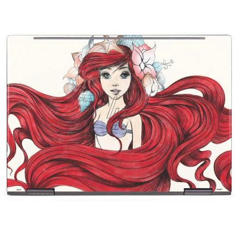 Disney The Little Mermaid Ariel Illustration HP Envy Skin