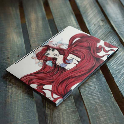 Disney The Little Mermaid Ariel Illustration HP Envy Skin