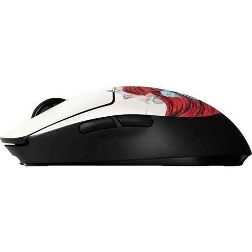 Disney The Little Mermaid Ariel Illustration G Pro Wireless Gaming Mouse Skin
