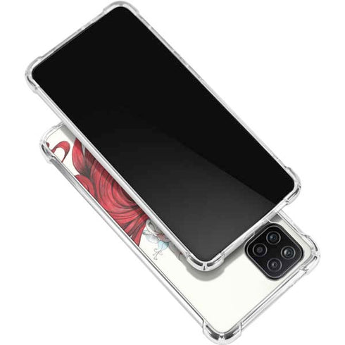 Disney The Little Mermaid Ariel Illustration Galaxy A12 Clear Case