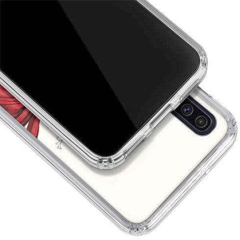 Disney The Little Mermaid Ariel Illustration Galaxy A50 Clear Case