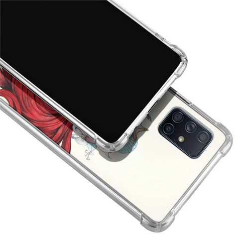 Disney The Little Mermaid Ariel Illustration Galaxy A51 5G Clear Case