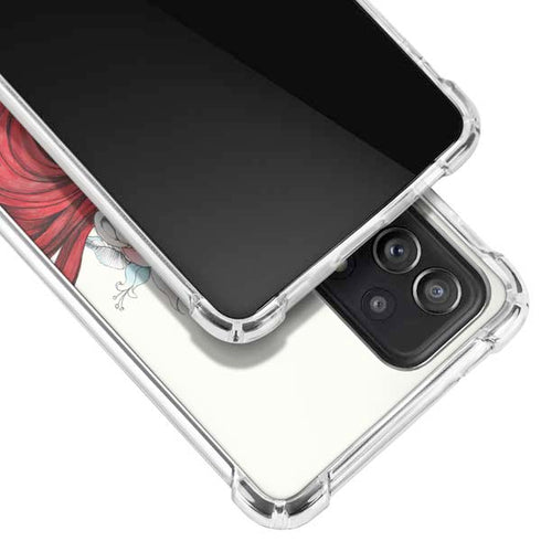 Disney The Little Mermaid Ariel Illustration Galaxy A52 5G Clear Case
