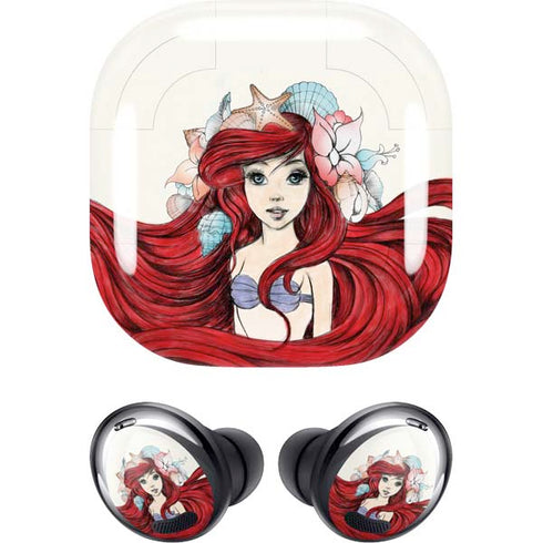 Disney The Little Mermaid Ariel Illustration Galaxy Buds Pro Skin