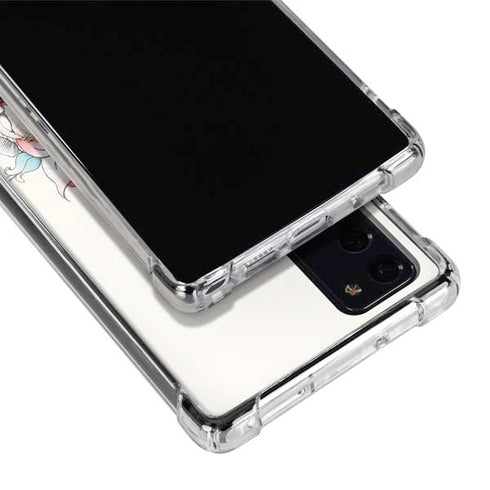 Disney The Little Mermaid Ariel Illustration Galaxy Note20 5G Clear Case