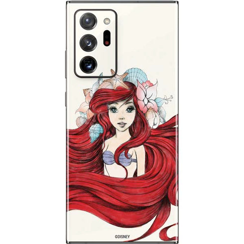 Disney The Little Mermaid Ariel Illustration Galaxy Note20 Ultra 5G Skin