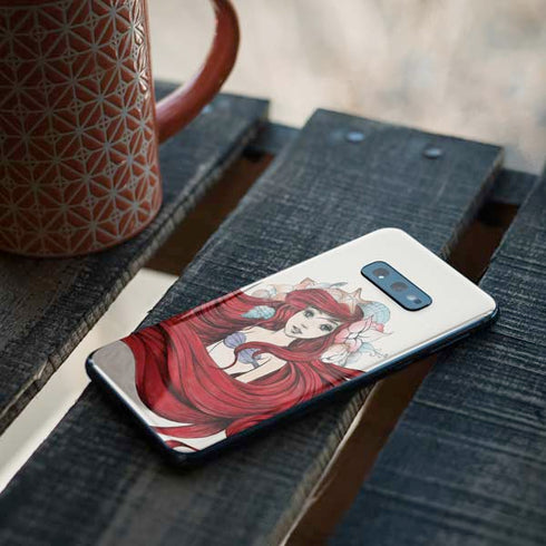 Disney The Little Mermaid Ariel Illustration Galaxy S10e Skin