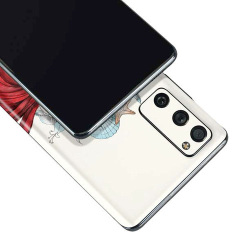 Disney The Little Mermaid Ariel Illustration Galaxy S20 Fan Edition Skin