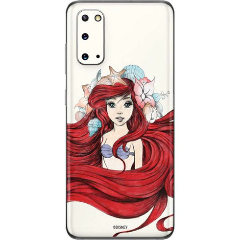 Disney The Little Mermaid Ariel Illustration Galaxy S20 Skin