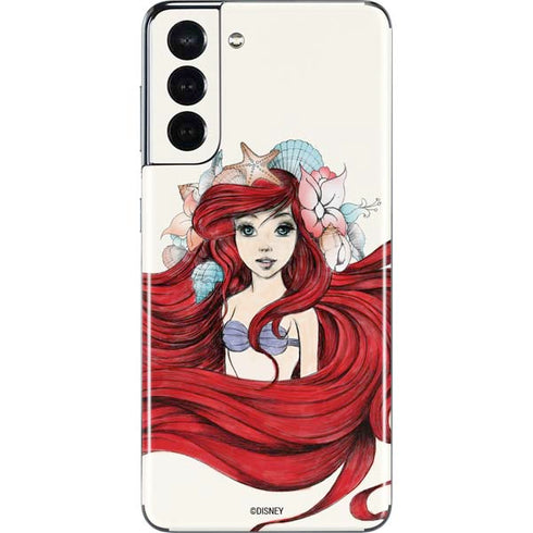 Disney The Little Mermaid Ariel Illustration Galaxy S21 5G Skin