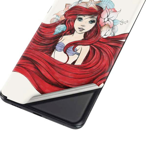 Disney The Little Mermaid Ariel Illustration Galaxy S21 5G Skin