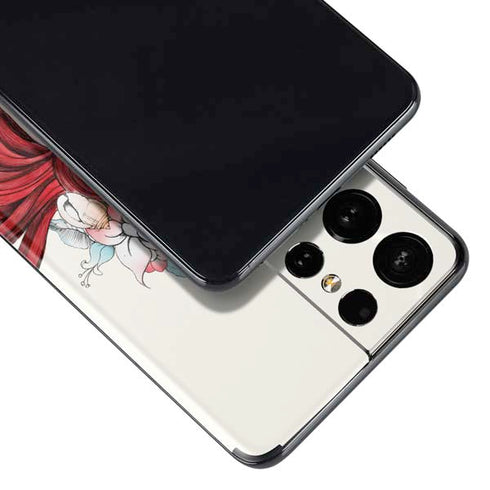 Disney The Little Mermaid Ariel Illustration Galaxy S21 Ultra 5G Skin