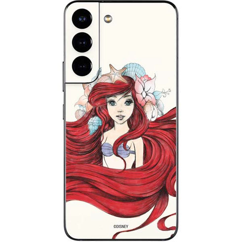 Disney The Little Mermaid Ariel Illustration Galaxy S22 Skin
