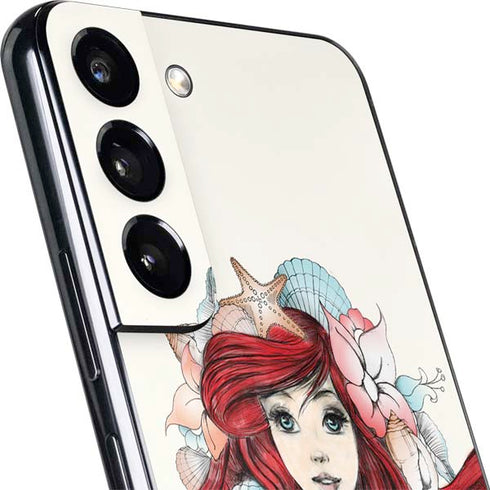 Disney The Little Mermaid Ariel Illustration Galaxy S22 Skin