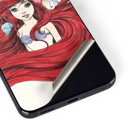 Disney The Little Mermaid Ariel Illustration Galaxy S22 Skin