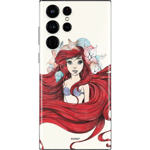 Disney The Little Mermaid Ariel Illustration Galaxy S22 Ultra Skin