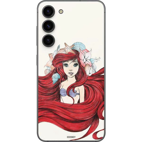 Disney The Little Mermaid Ariel Illustration Galaxy S23 Plus Skin