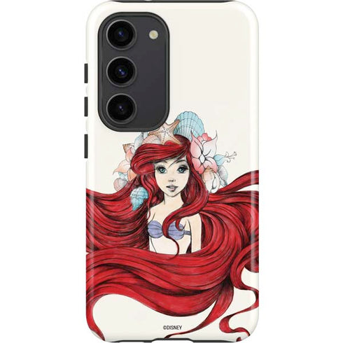 Disney The Little Mermaid Ariel Illustration Galaxy S23 Pro Case