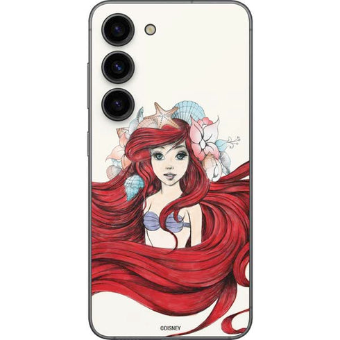 Disney The Little Mermaid Ariel Illustration Galaxy S23 Skin
