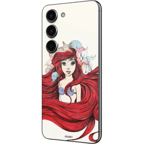Disney The Little Mermaid Ariel Illustration Galaxy S23 Skin