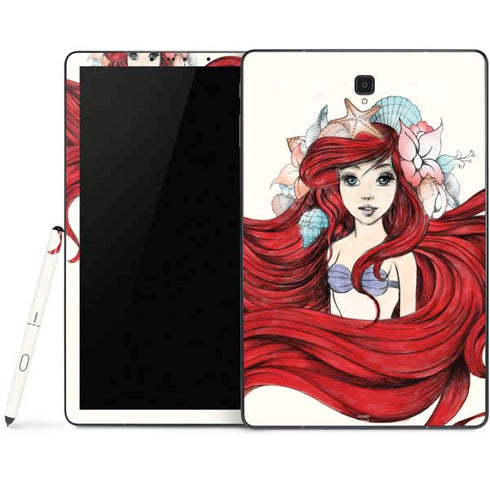 Disney The Little Mermaid Ariel Illustration Samsung Galaxy Tab Skin