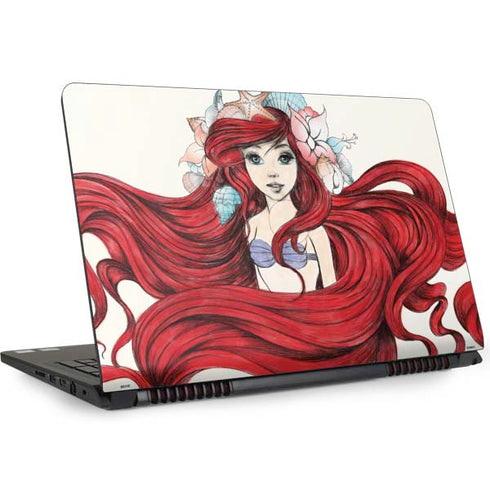 Disney The Little Mermaid Ariel Illustration Dell Inspiron Skin