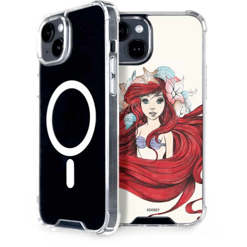 Disney The Little Mermaid Ariel Illustration iPhone 13 MagSafe Case