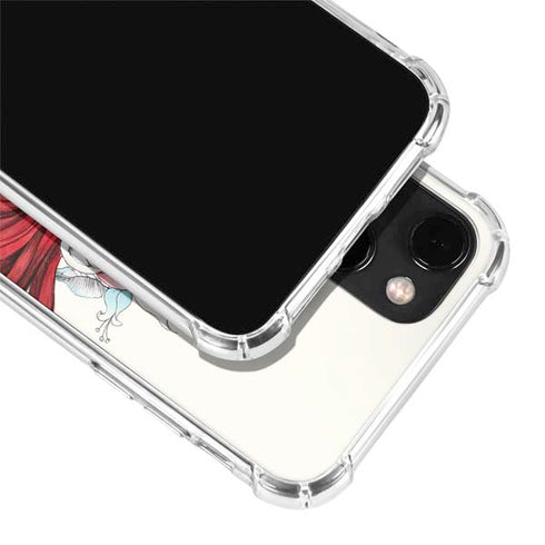 Disney The Little Mermaid Ariel Illustration iPhone 14 Plus Clear Case