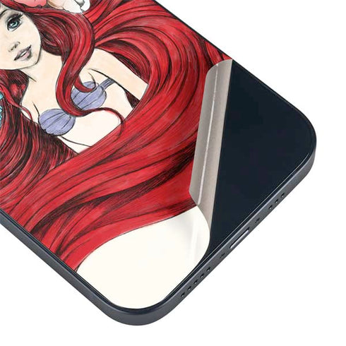 Disney The Little Mermaid Ariel Illustration iPhone 15 Plus Skin