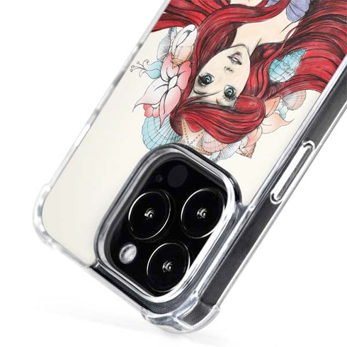 Disney The Little Mermaid Ariel Illustration iPhone 15 Pro MagSafe Case