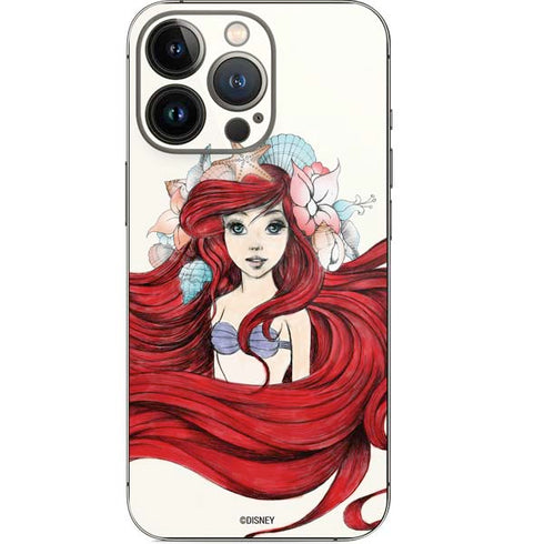 Disney The Little Mermaid Ariel Illustration iPhone 14 Pro Skin