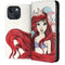Disney The Little Mermaid Ariel Illustration iPhone 15 Plus Folio Case