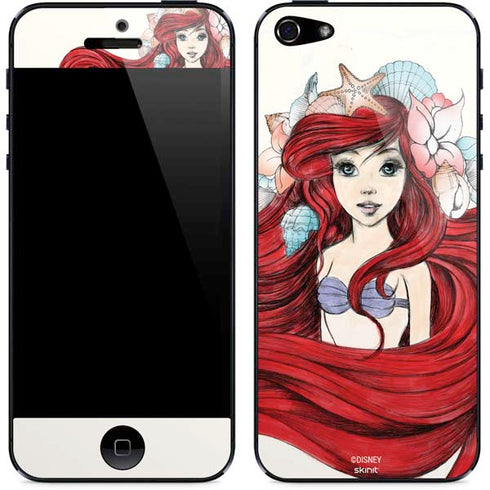 Disney The Little Mermaid Ariel Illustration iPhone 5/5s/5SE Skin