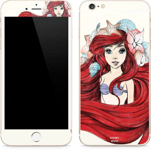 Disney The Little Mermaid Ariel Illustration iPhone 6/6s Plus Skin