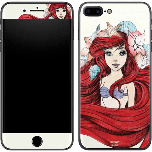 Disney The Little Mermaid Ariel Illustration iPhone 7 Plus Skin