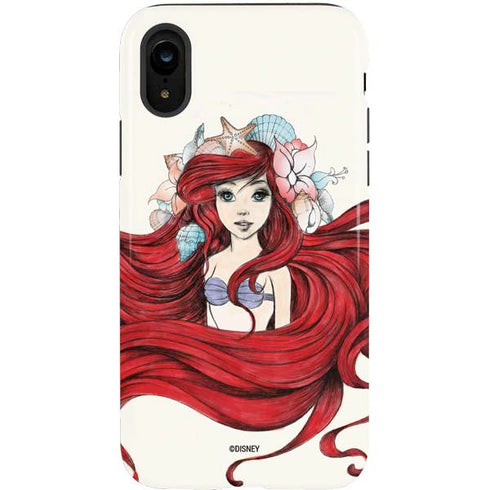 Disney The Little Mermaid Ariel Illustration iPhone XR Pro Case