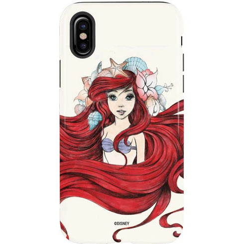 Disney The Little Mermaid Ariel Illustration iPhone XS Pro Case
